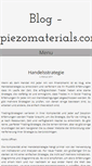 Mobile Screenshot of piezomaterials.com