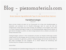 Tablet Screenshot of piezomaterials.com
